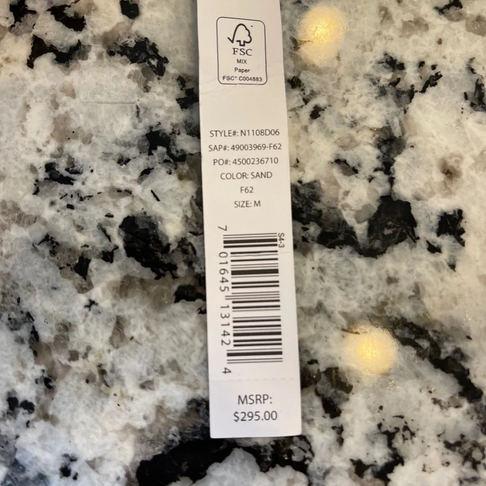 Robbi & Nikki Off White, Lace Dress with Black Satin Ribbon Belt Size M NWT - Picture 8 of 11